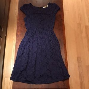 Navy Lace Dress